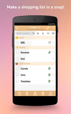 Shopper - Shopping List android App screenshot 3